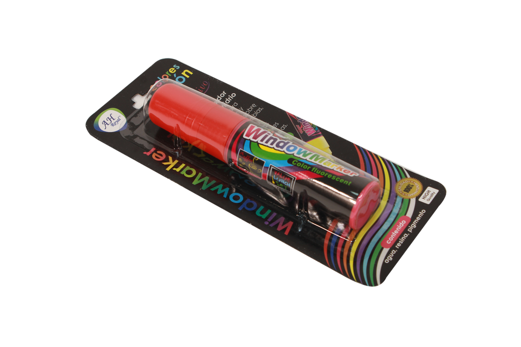 MARCADOR AH ROYAL PARA VENTANA CBM203/1 ROJO PACA X 144 [PAC2568]