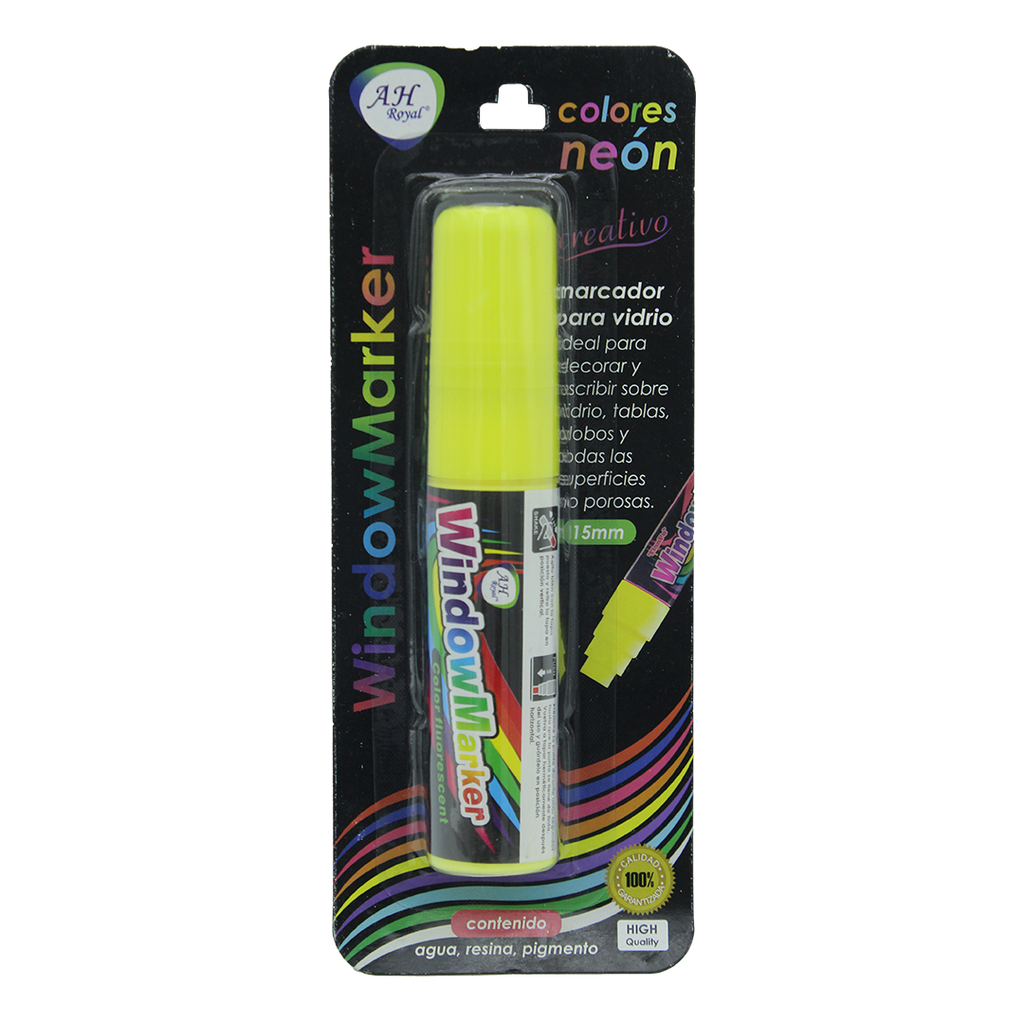 MARCADOR AH ROYAL PARA VENTANA CBM2031 AMARILLO [PAC2570]