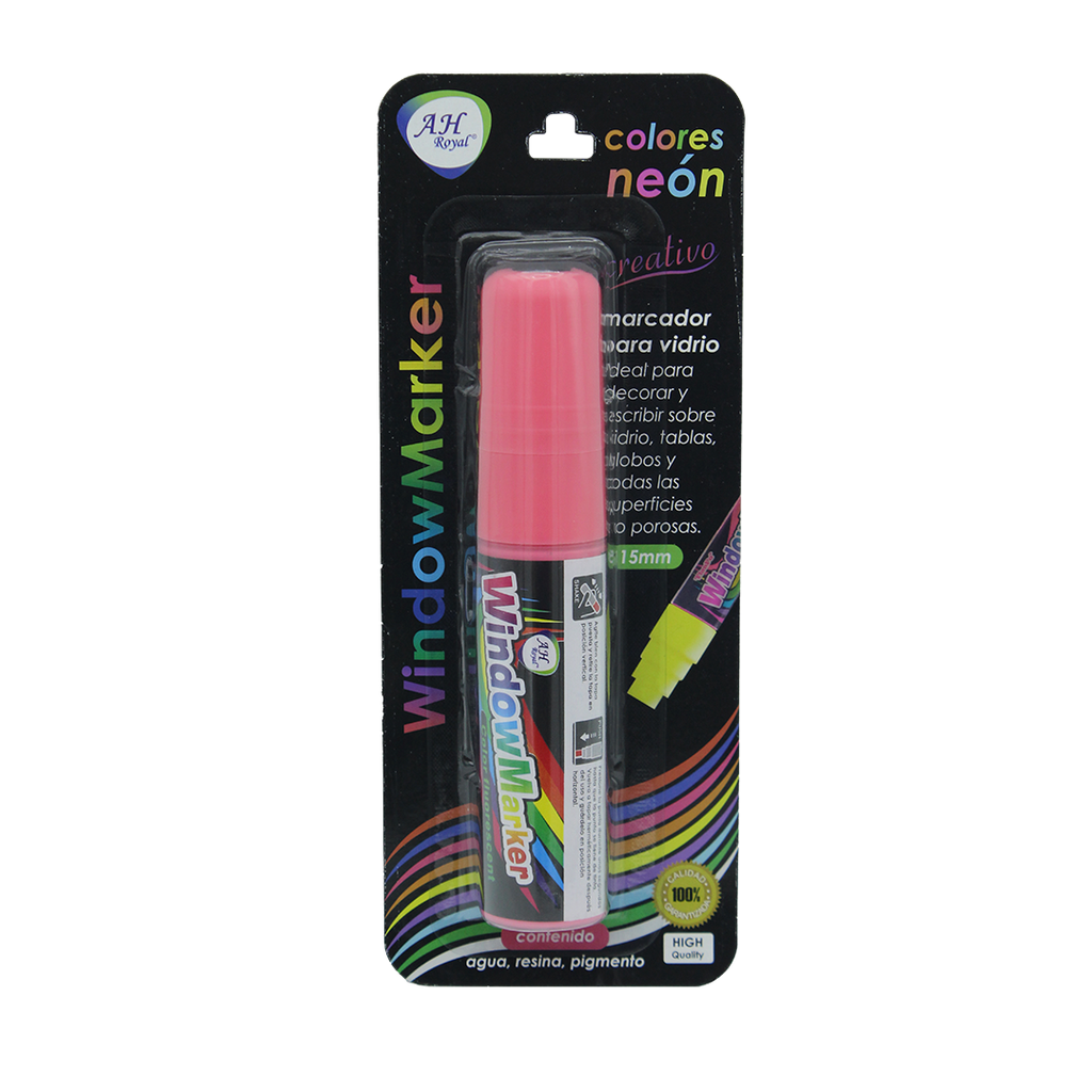 MARCADOR AH ROYAL PARA VENTANA CBM203/1 FUCSIA 184C PACA X 144 [PAC2574]