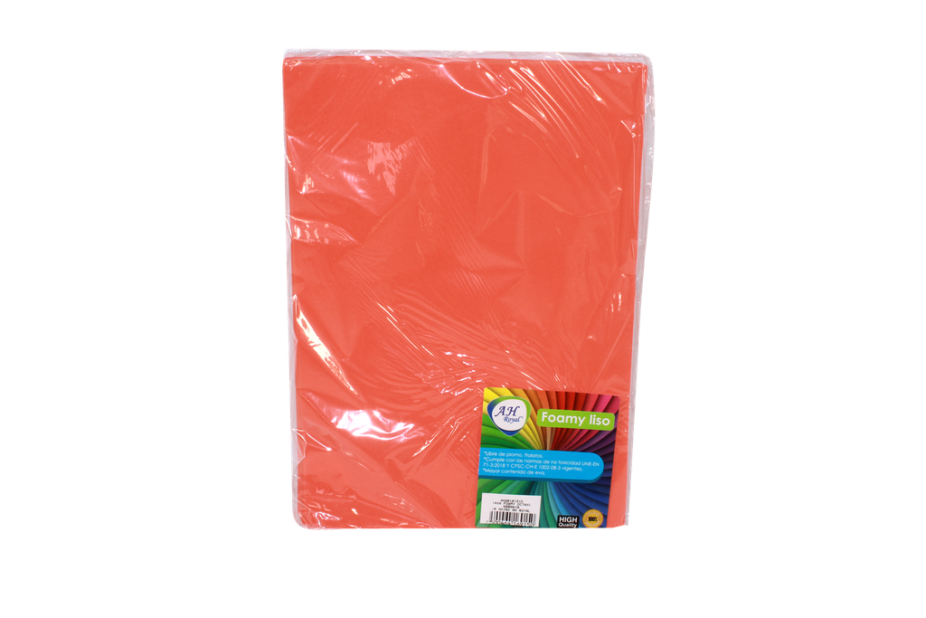 FOAMY 1/8 AH ROYAL NARANJA X 10 UNDS [AH80101515-1028-AH80101515]