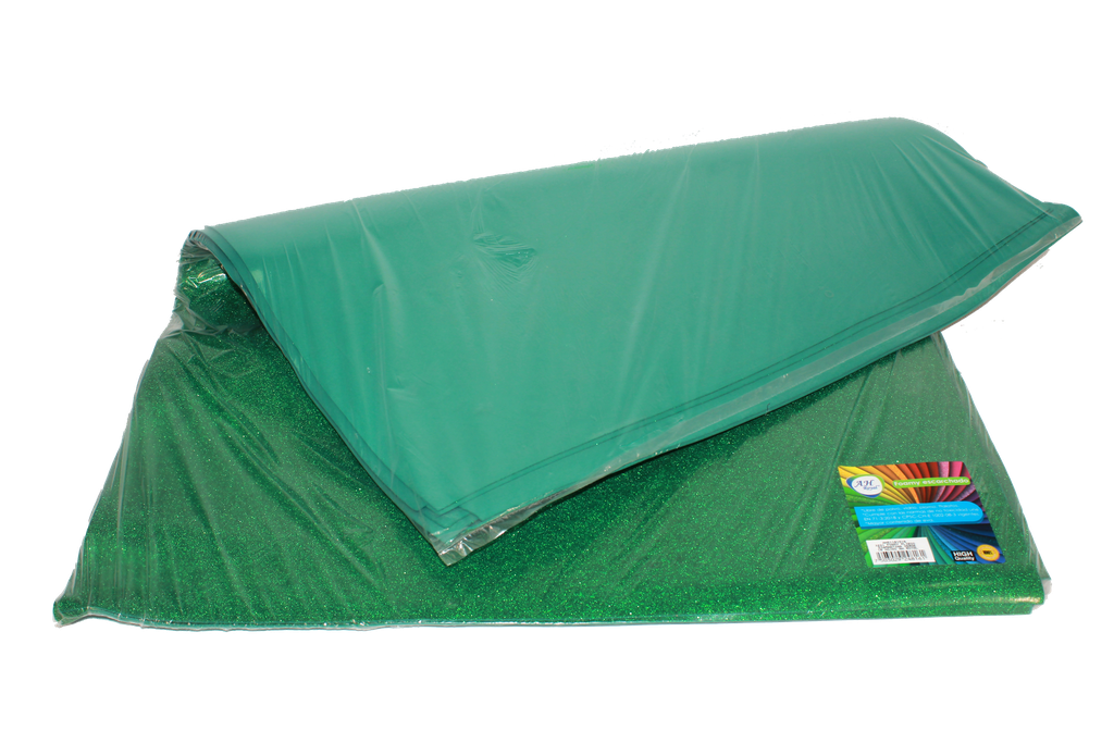FOAMY PLIEGO AH ROYAL ESCARCHADO VERDE PASTO X 10 UNDS [AH51101516-3231-AH51101516]