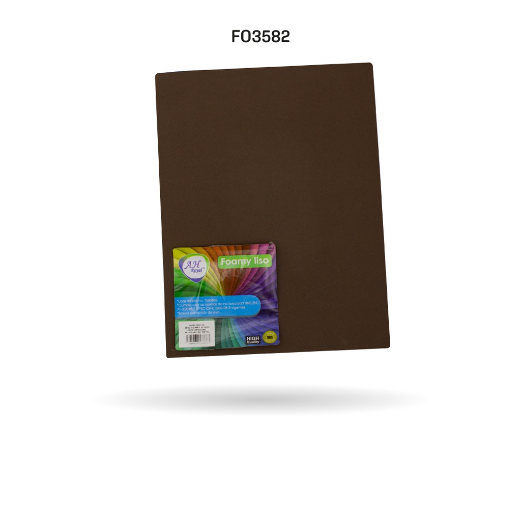 FOAMY PLIEGO AH ROYAL CAFE OSCURO X 10 UNDS [AH50100715-PAC40254]