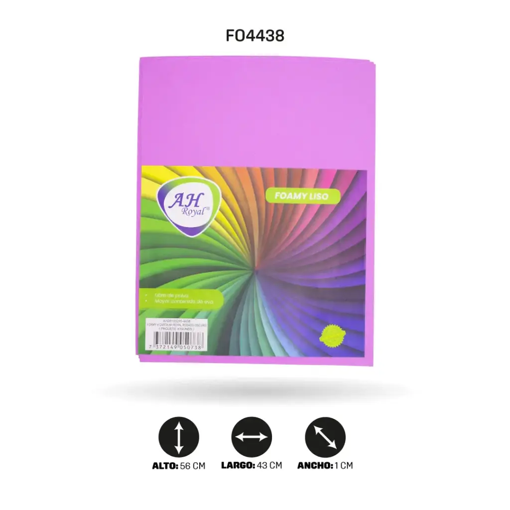 FOAMY 4 CARTA AH ROYAL ROSADO OSCURO X 10 UNDS [AH28103215-4438-AH28103215-AH20103215-HN152]