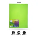 FOAMY 4 CARTA AHROYAL ESCARCHADO VERDE CRISTAL X10UNS [AH29102315-AH21102315]