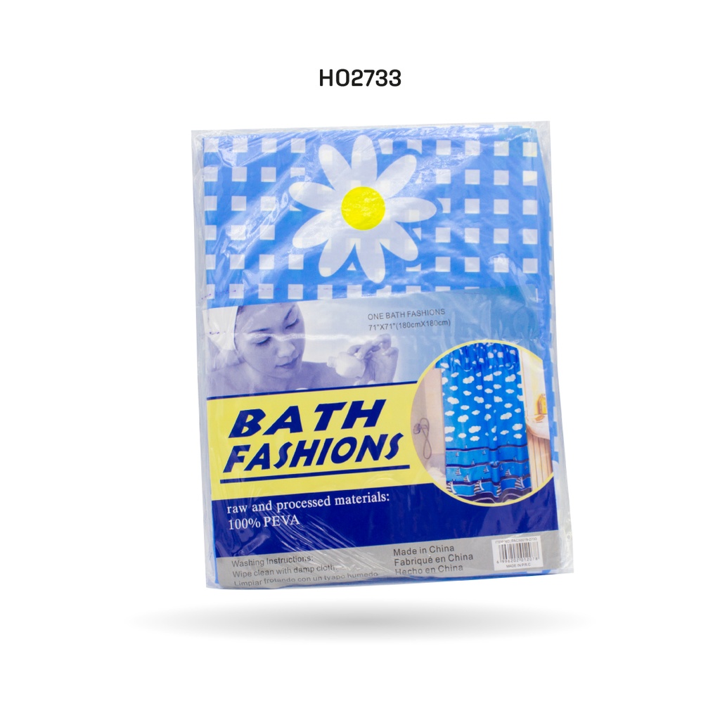 CORTINA DE BAÑO ESTAMPADA [PAC50019-2733]