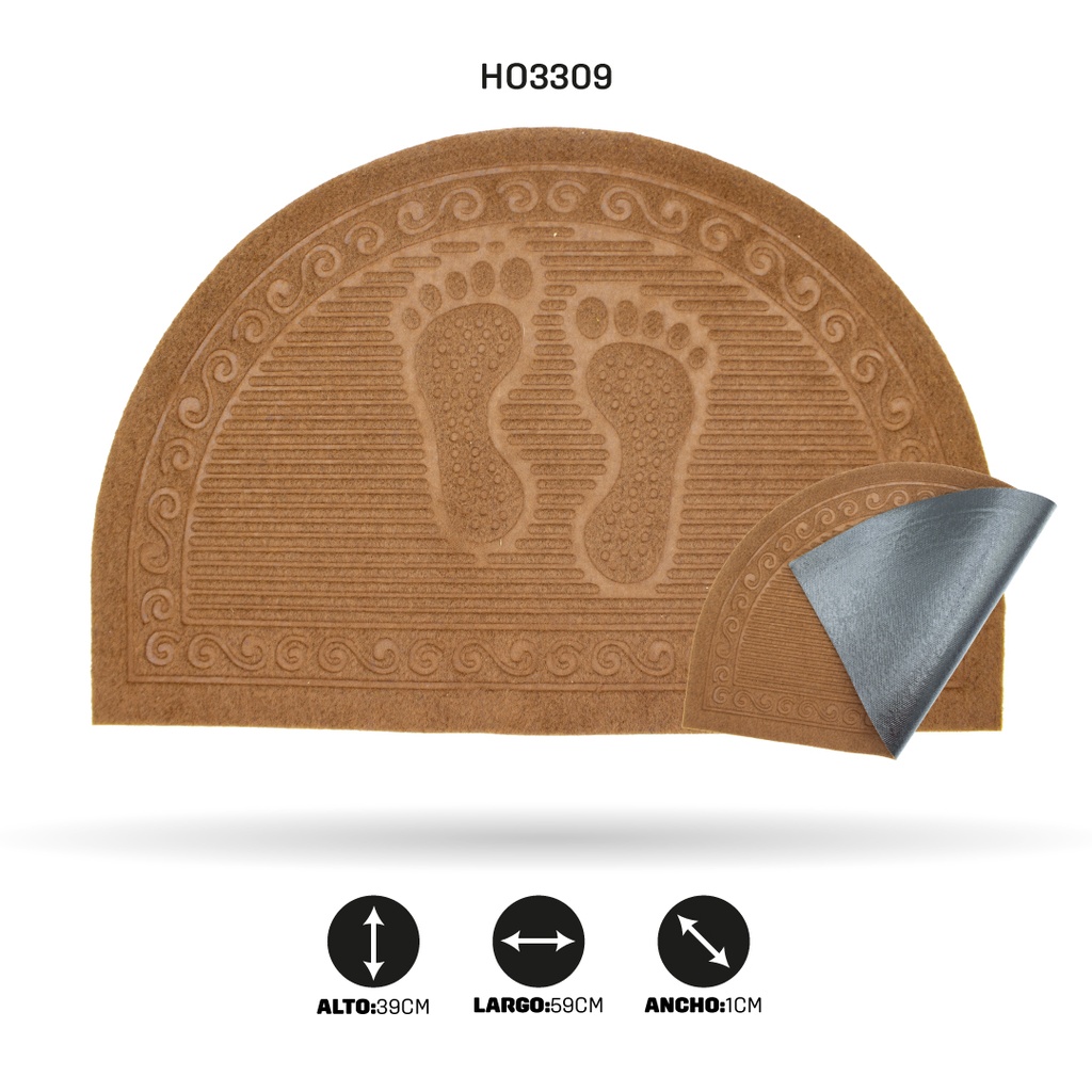 TAPETE DE BIENVENIDO MEDIA LUNA [PAC50010-3309]