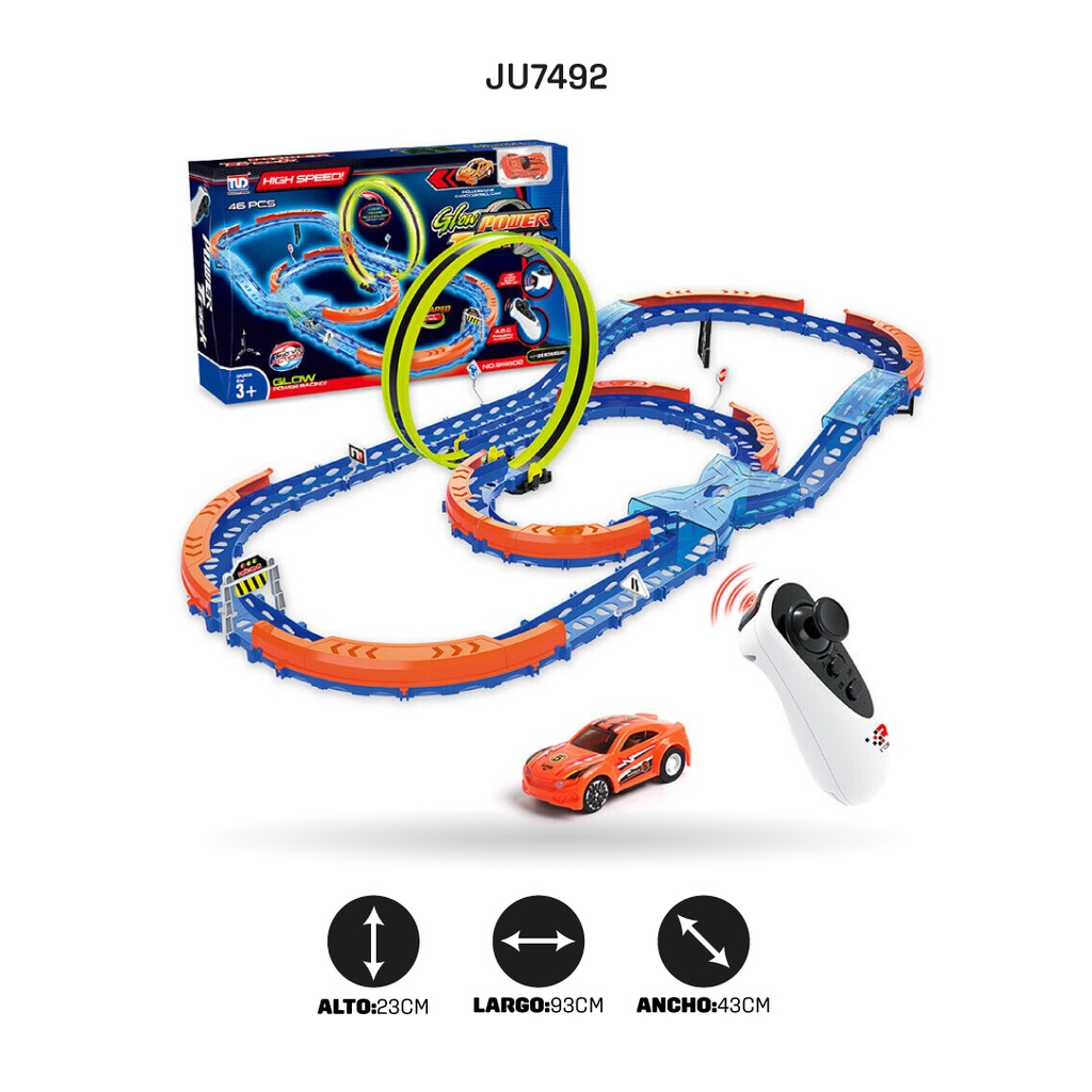 INFRARROJO R / C NOCHE LUCES CARRO DE CARRIL [88802]