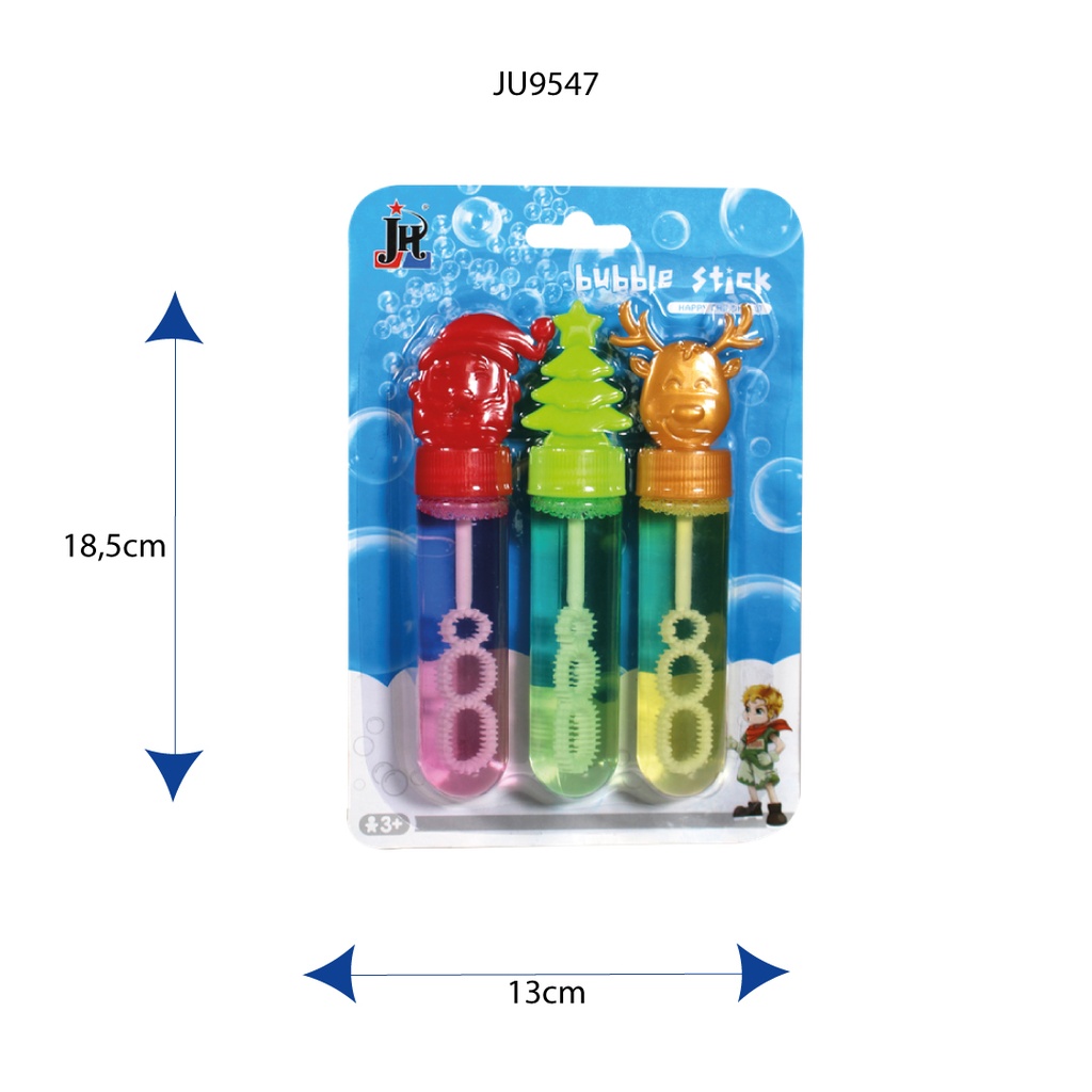 BURBUJERO EN BLISTER FIGURAS NAVIDAD X 3 UNDS [FCJ0757283 / 501-3]