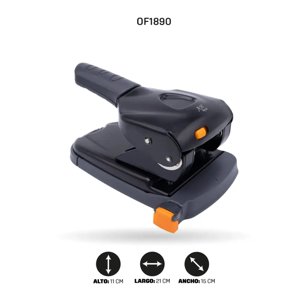 PERFORADORA AH ROYAL INDUSTRIALPARA 60 HOJAS 2 HUECOS [PAC90640]