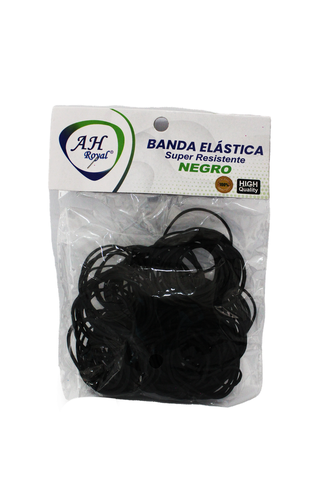 BANDAS DE CAUCHO NEGRA X 50 GRS AH ROYAL [PAC2732]