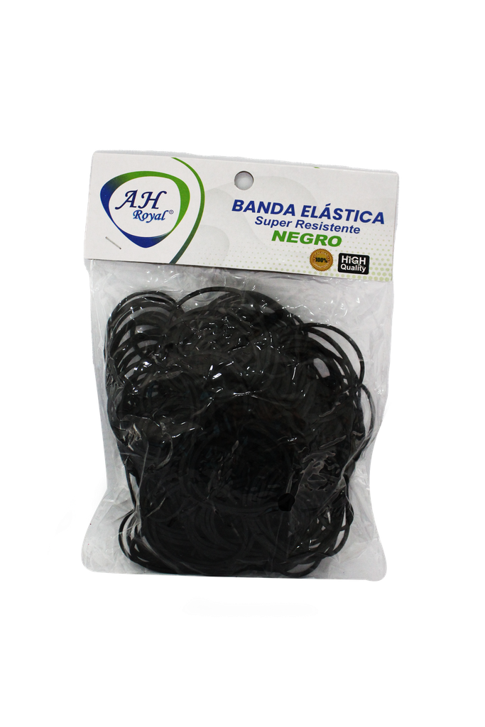 BANDAS DE CAUCHO NEGRA X 100 GRS [PAC2733]