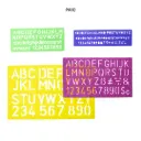 PLANTILLA AHROYAL LETRAS X4 [PAC90178-10]