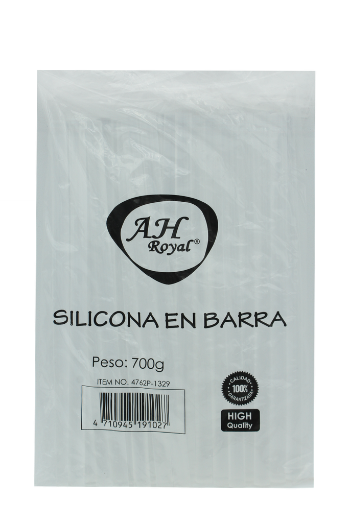 SILICONA AH ROYAL EN BARRA GRUESA X 700GRS x 25 cm [PAC3596-1329-4762P-700]