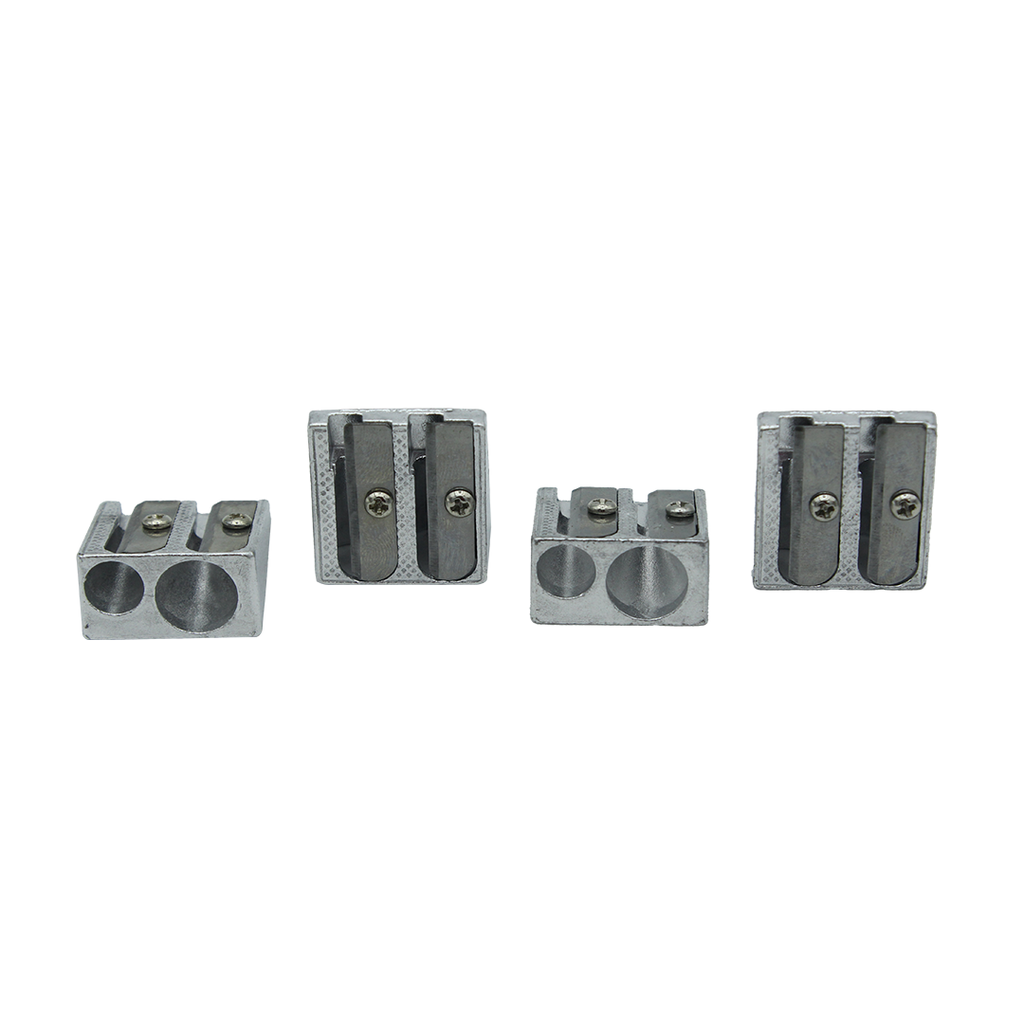 SACAPUNTA METALICO DOBLE MOR DISPLAY X 12 UND [PAC70233-1537-PAC70233-PAC10002]