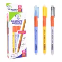BOLIGRAFO AH ROYAL BORRABLE  ROJO CON ANTIDESLIZANTE [PAC4553][PAC7647] DISPLAY X 12