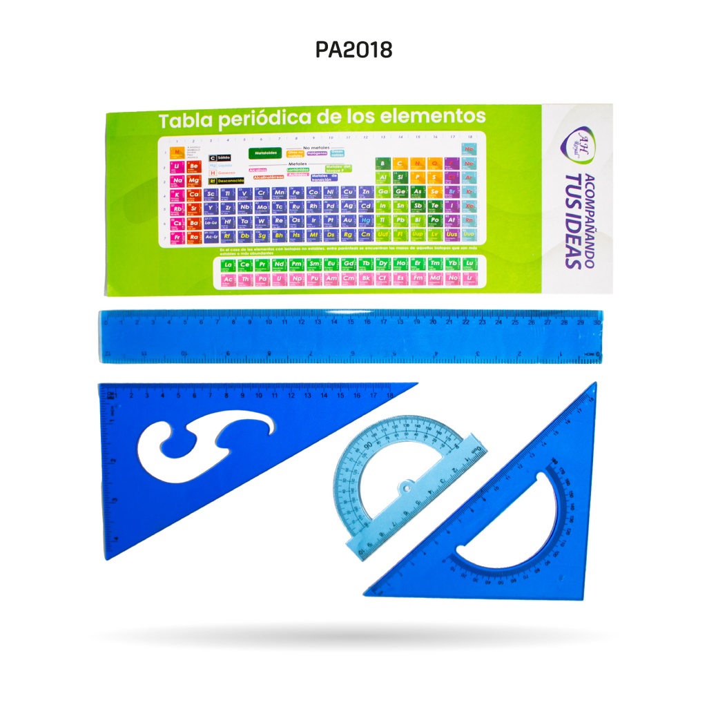 JUEGO GEOMETRICO AH ROYAL CON TABLA PERIODICA [PAC2136-2018-PAC10045]