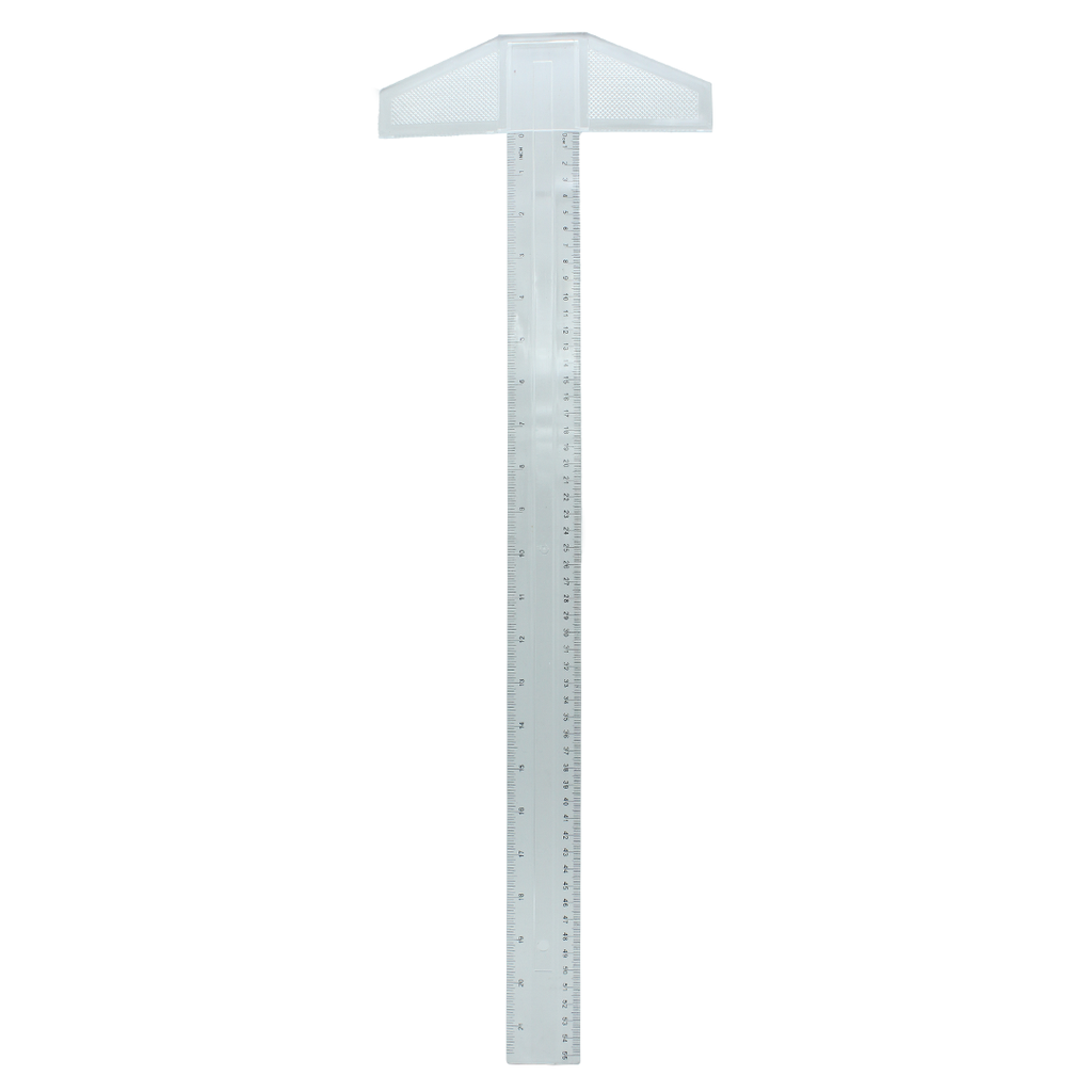 REGLA T AH ROYAL TRANSPARENTE X 55CM [PAC10052-2021-PAC3287-2021]