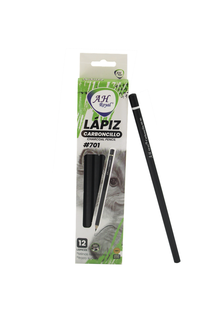 LAPIZ AH ROYAL CARBONCILLO DISPLEY X 12 UND [PAC30070-2304]
