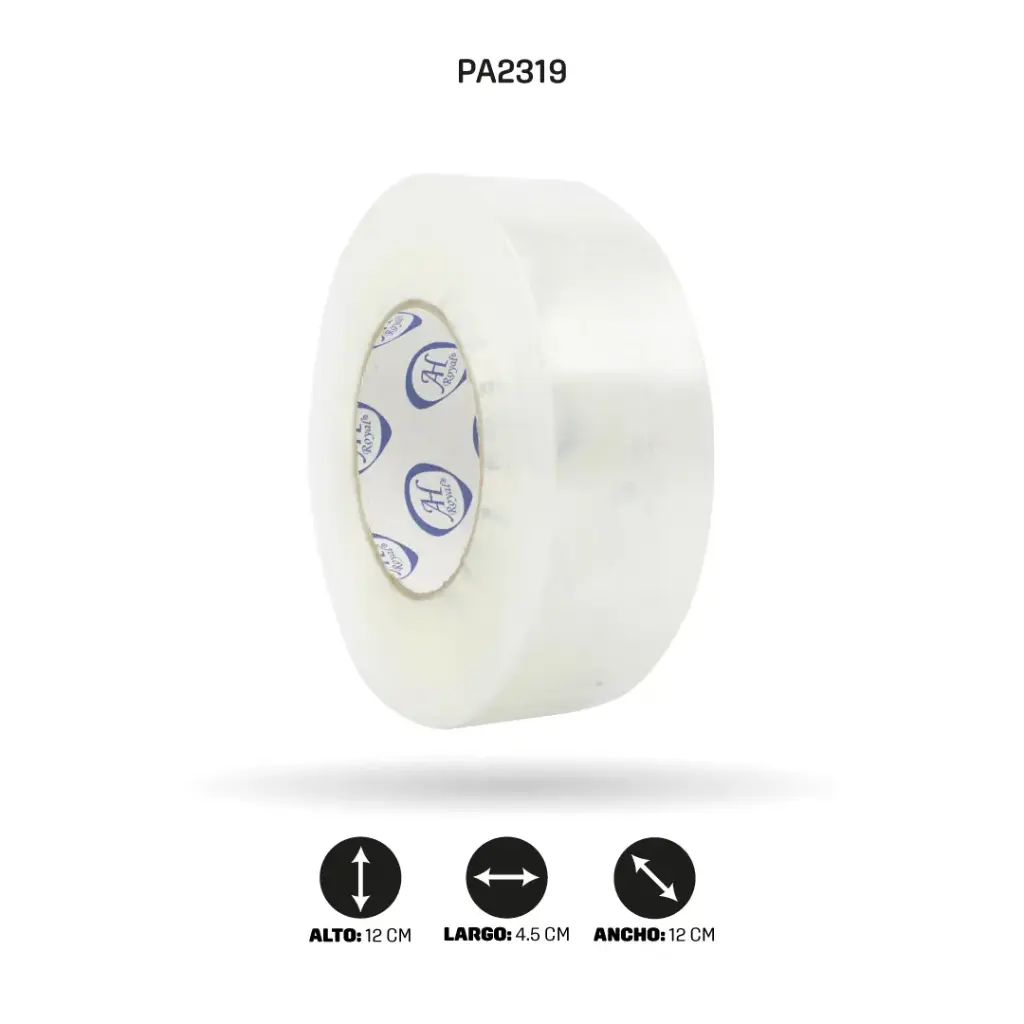 CINTA AMARILLA - BLANCA  45 mm x  45 mic x 145 mts [PAC90048-2319][PAC3661]