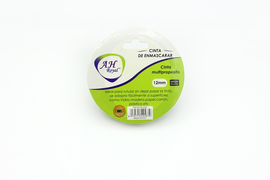 CINTA AHROYAL ENMASCARAR 12mm 1/2" x 20yd [PAC20129-2323]