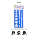 REGLA O PLANTILLA AH ROYAL FIGURA CIRCULOS [PAC20320-2559]