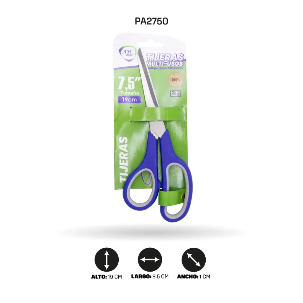 TIJERA AH ROYAL DE 7.5" IN [PAC30001-2750]