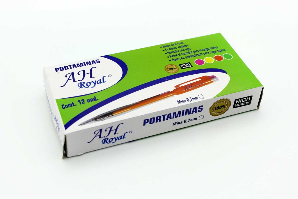 PORTAMINA AH ROYAL COLORES SURTIDOS MINA 0.7 [PAC70106]