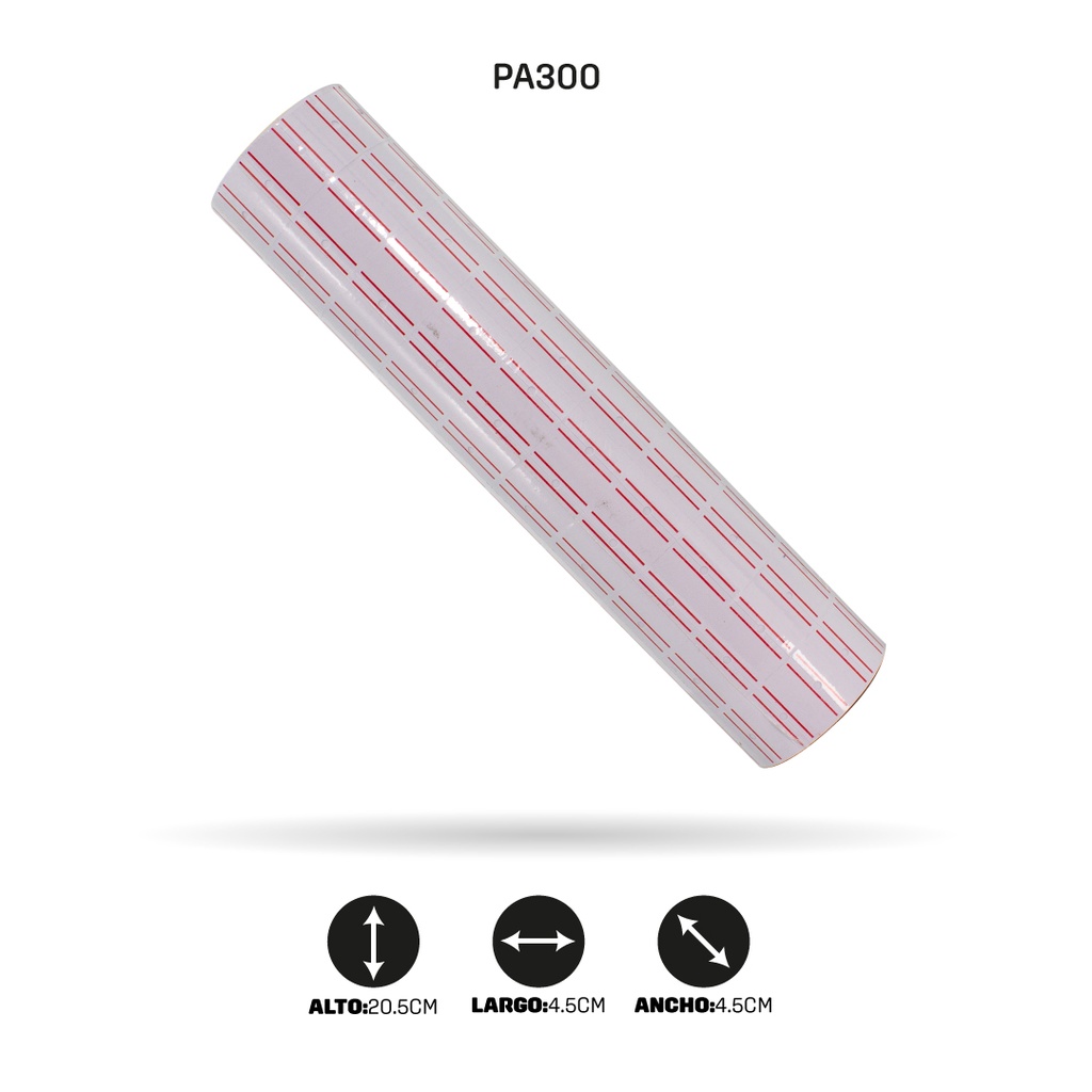 ROLLO TIQUETEADORA REF 5500 SENCILLO BLANCO [PAC4481-300]