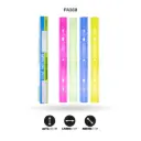 REGLA PLASTICA COLORES SURTIDOS X 30CM DISPLAY X 48 [PAC60013-338-PAC30022-338]