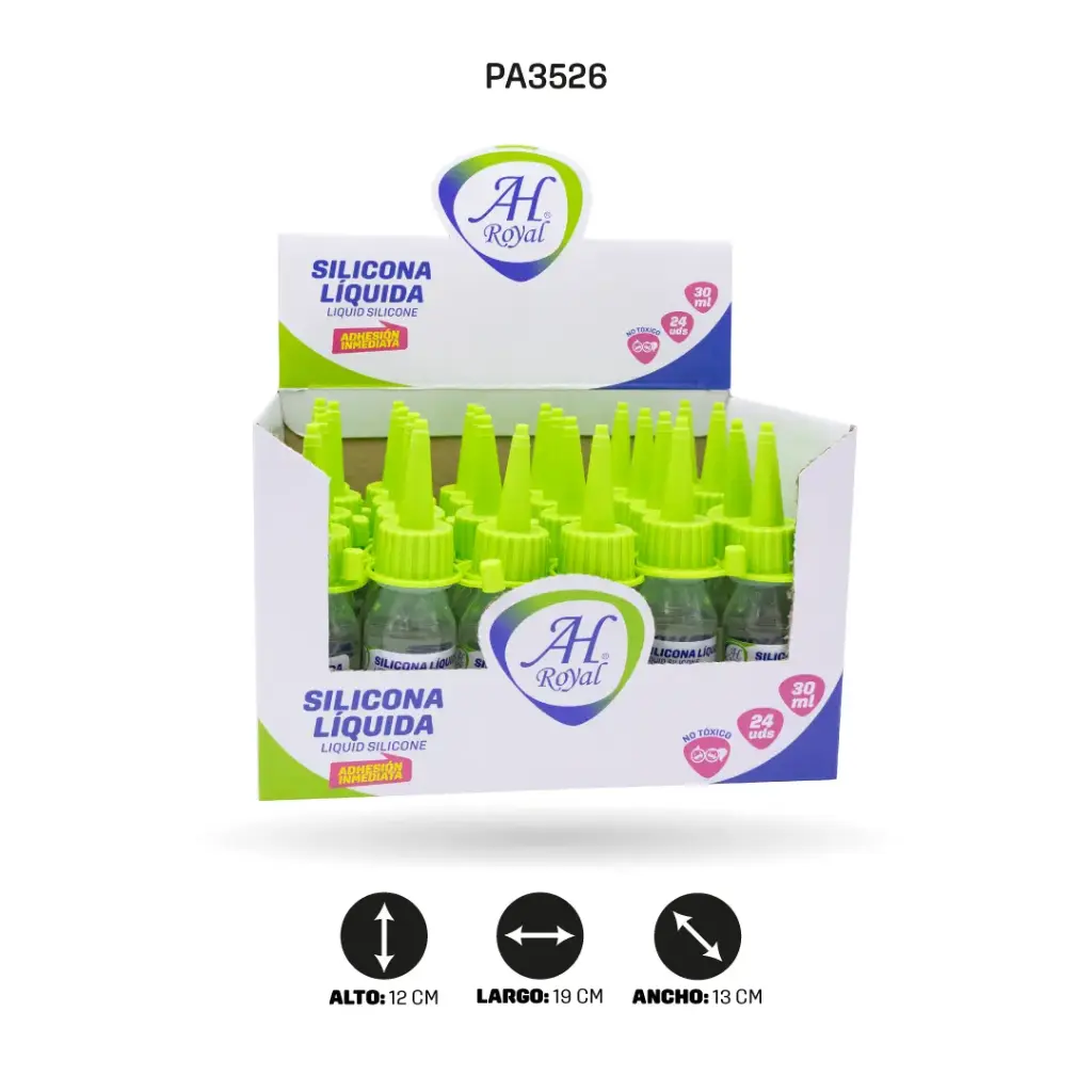 SILICONA AH ROYAL LIQUIDA X 30ML DISPLAY X24 [PAC50197-3526]