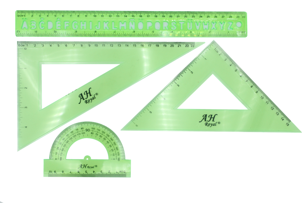 JUEGO GEOMETRICO PEQUEÑO ESCUADRA GRANDE [PAC2076-431]