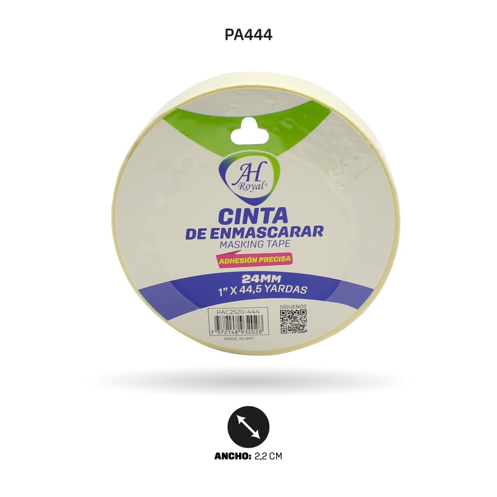 CINTA AHROYAL ENMASCARAR 24mm 1" 40m [PAC2520-444]