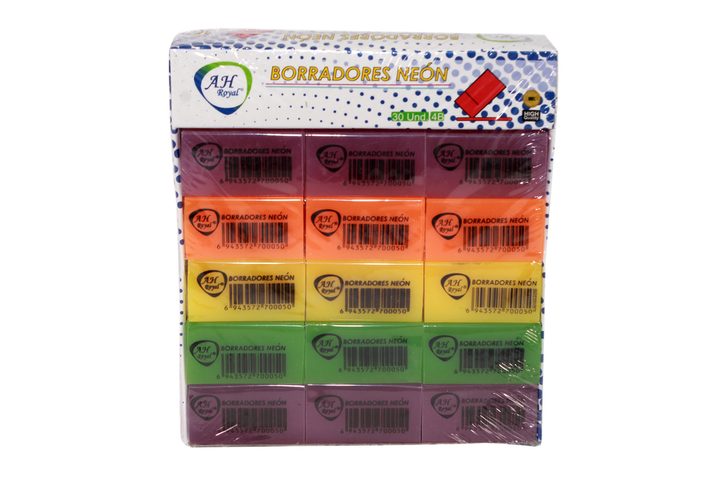 BORRADOR AHROYAL NEON PVC POR 24 UND [PAC2527]
