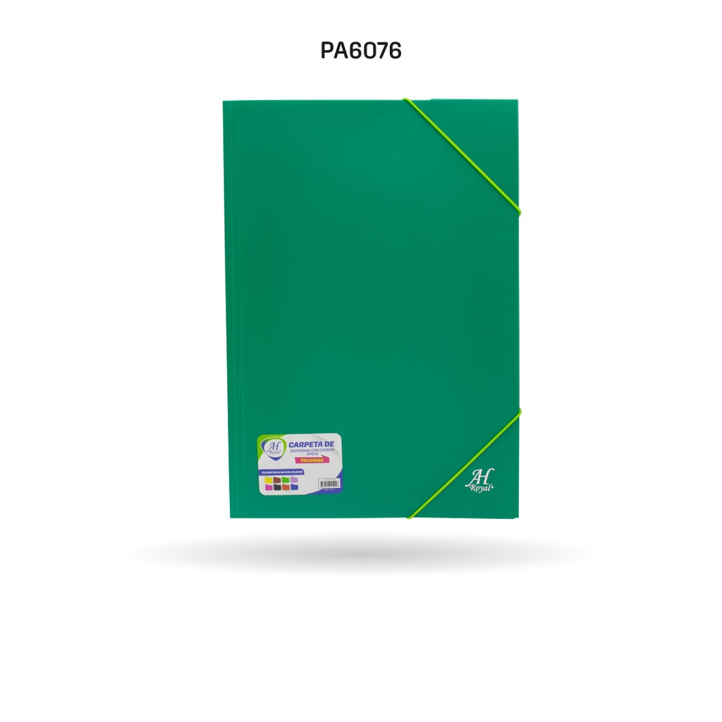 CARPETA AH ROYAL DE SEGURIDAD TAMAÑO OFICIO CON CORDÓN [PAC2524-6076-PAC4088]