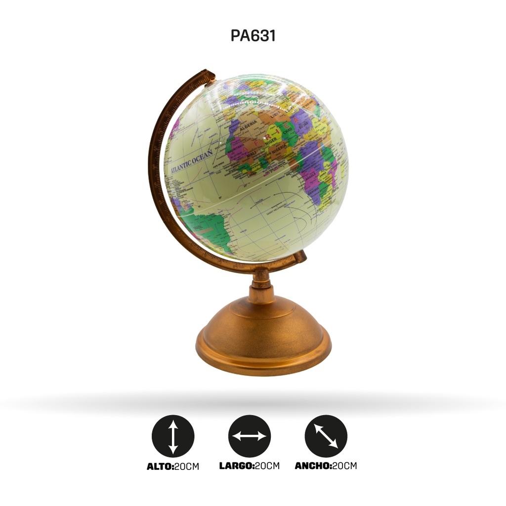 GLOBO TERRAQUEO 20CM [PAC2195-631]