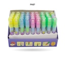 BORRADOR 5 PUNTAS SIN OLOR DISPLAY X36 UND [PAC20147-87-PAC10092-87]