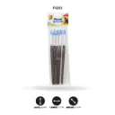 PINCEL PICOPAY MEDIANO CABO PLATEADO SET X5 [PAC70062-291]