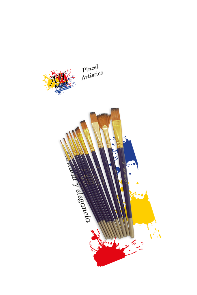 PINCEL AH ROYAL JUEGO SURTIDO X10 [PAC20029-331]