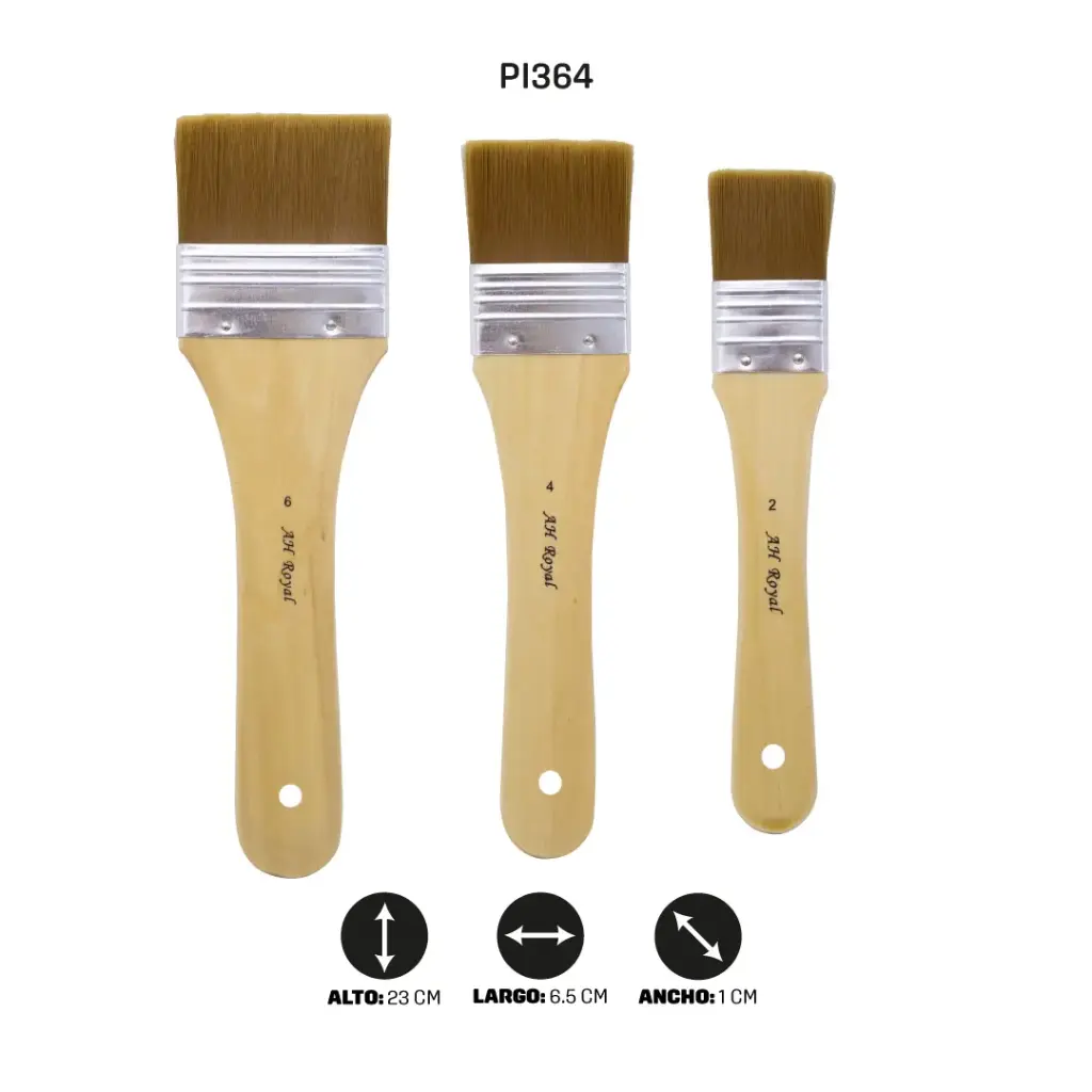 BROCHA AH ROYAL PELO SINTETICO X3 [PAC2215-364]