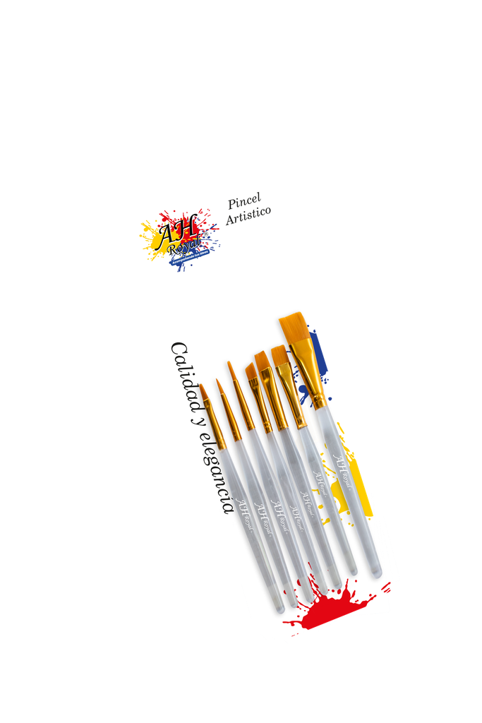 PINCEL AH ROYAL JUEGO ACRILICO X7 SURTIDO [PAC20085-421]
