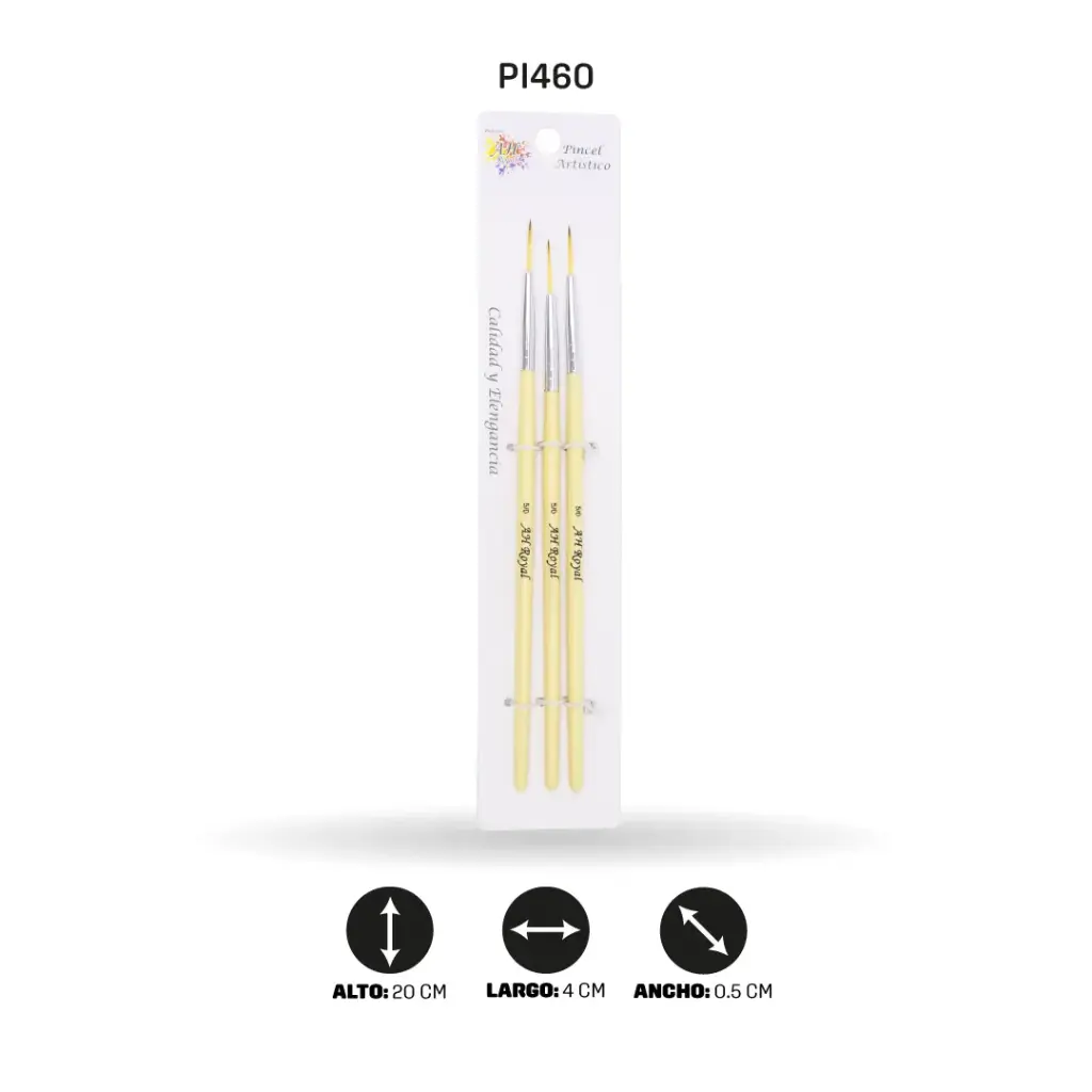 PINCEL AH ROYAL DELINEADOR 20/0 X 3  [PAC20032]
