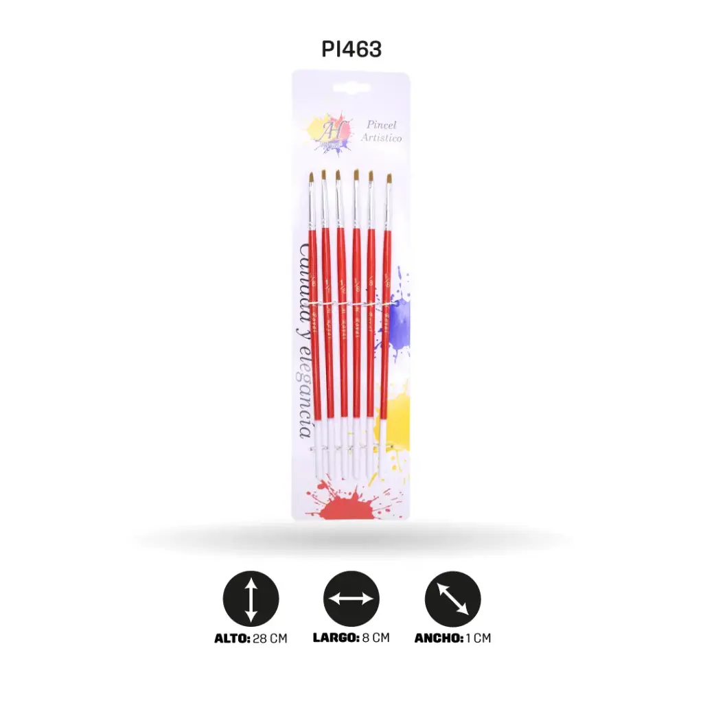 PINCEL AH ROYAL ANGULAR NO 1/8 X 6 [PAC20054-PAC20714A-463]