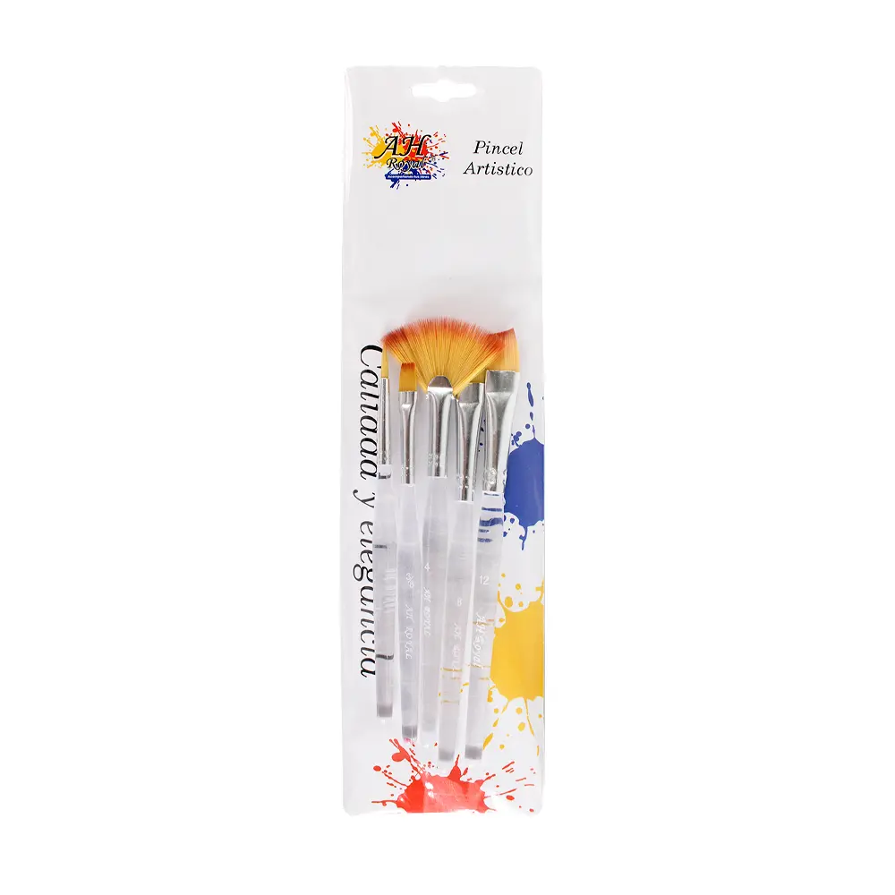 PINCEL AH ROYAL ACRILICO TRANSPARENTE X5 [PAC20084-6]