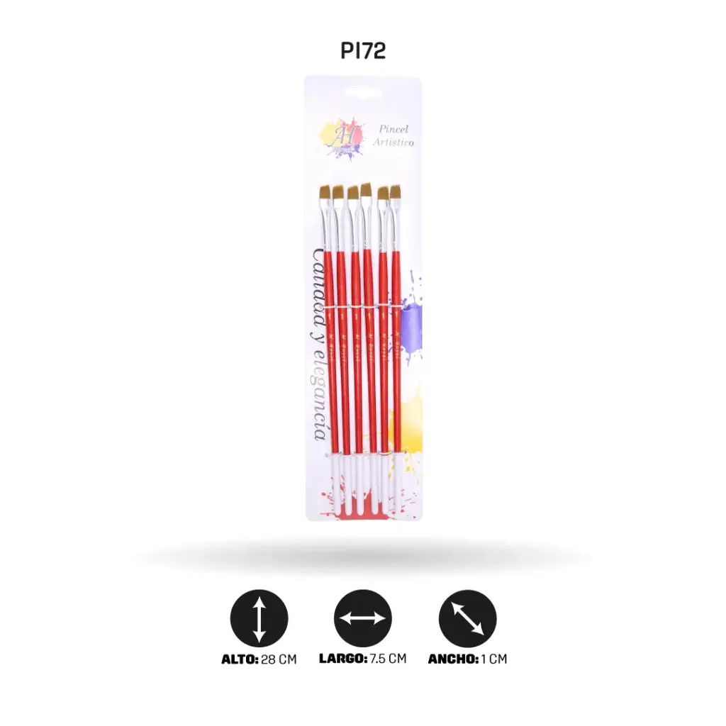 PINCEL AH ROYAL ANGULAR NO 1 X 6 [PAC20716-72]