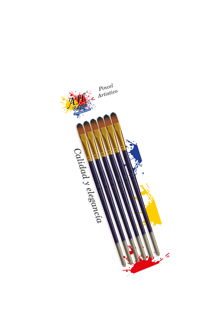 PINCEL AH ROYAL LENGUA DE GATO NO 7 X 6  [PAC20080-904]