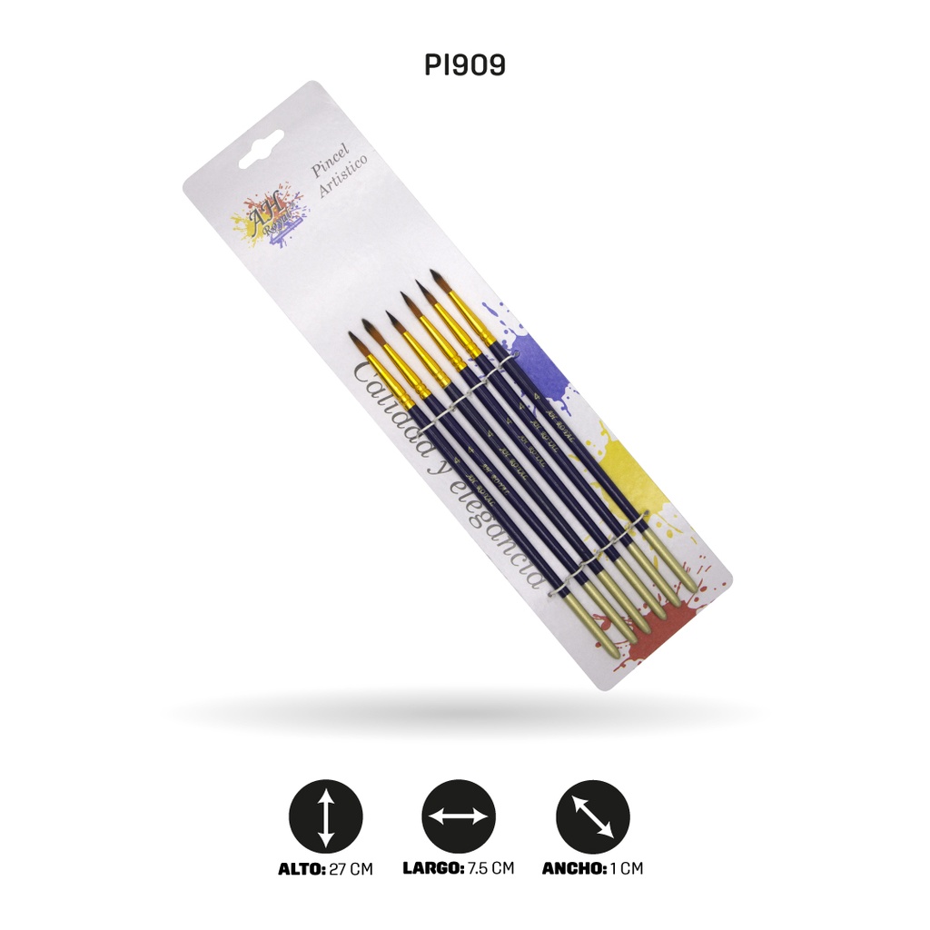 PINCEL AH ROYAL REDONDO N°4 X6 [PAC20065-909]