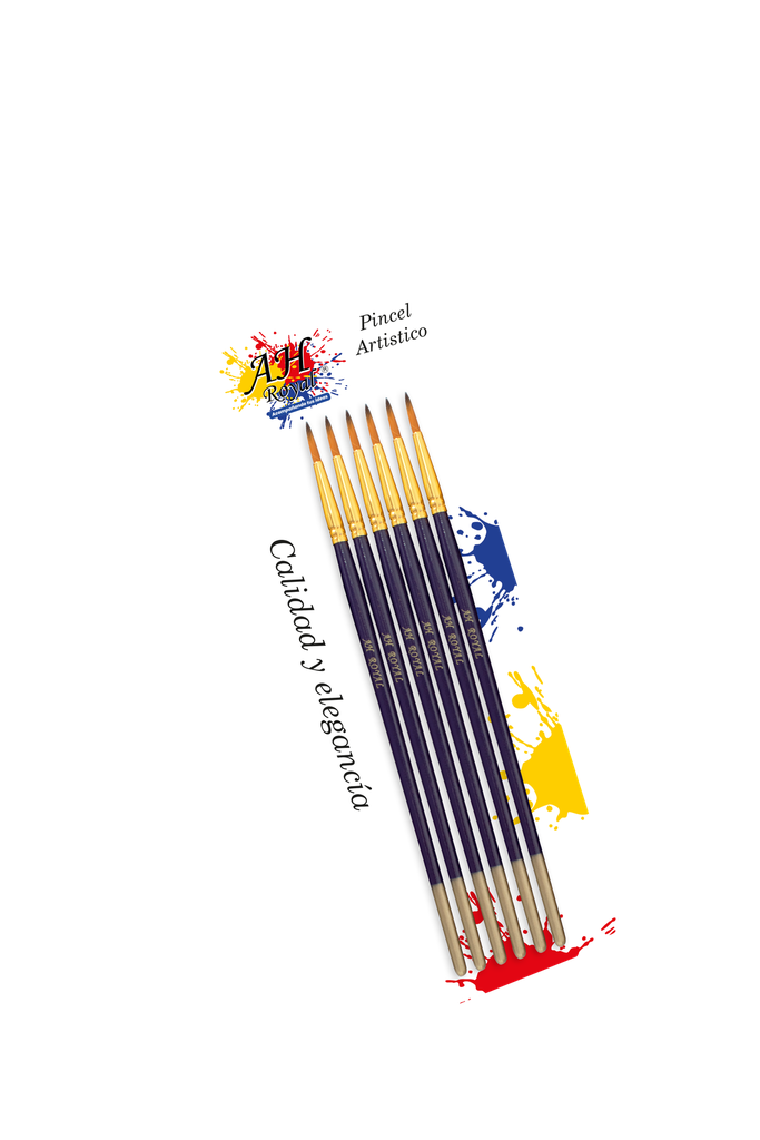 PINCEL AH ROYAL REDONDO NO 6 X6  [PAC20067-911]