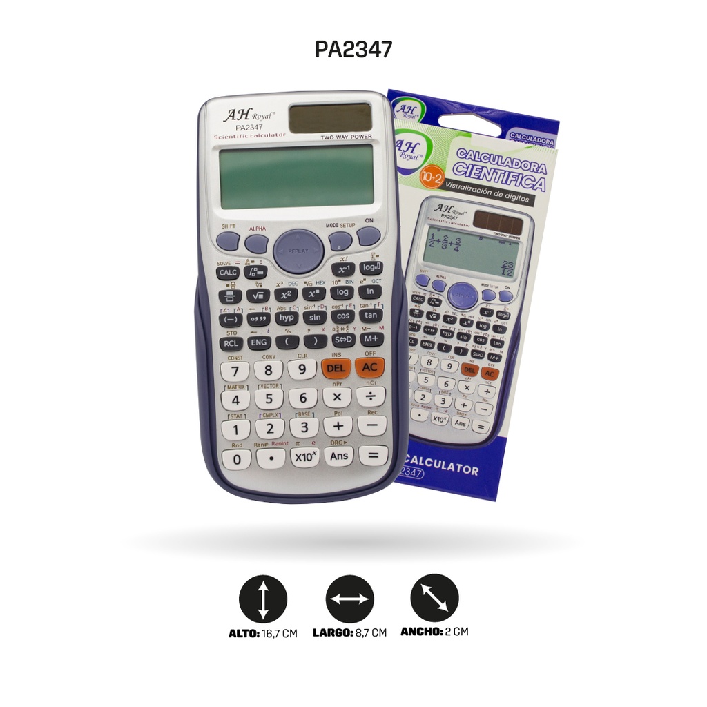CALCULADORA AHROYAL CIENTIFICA FC-991ESP-C [PAC3592 ]