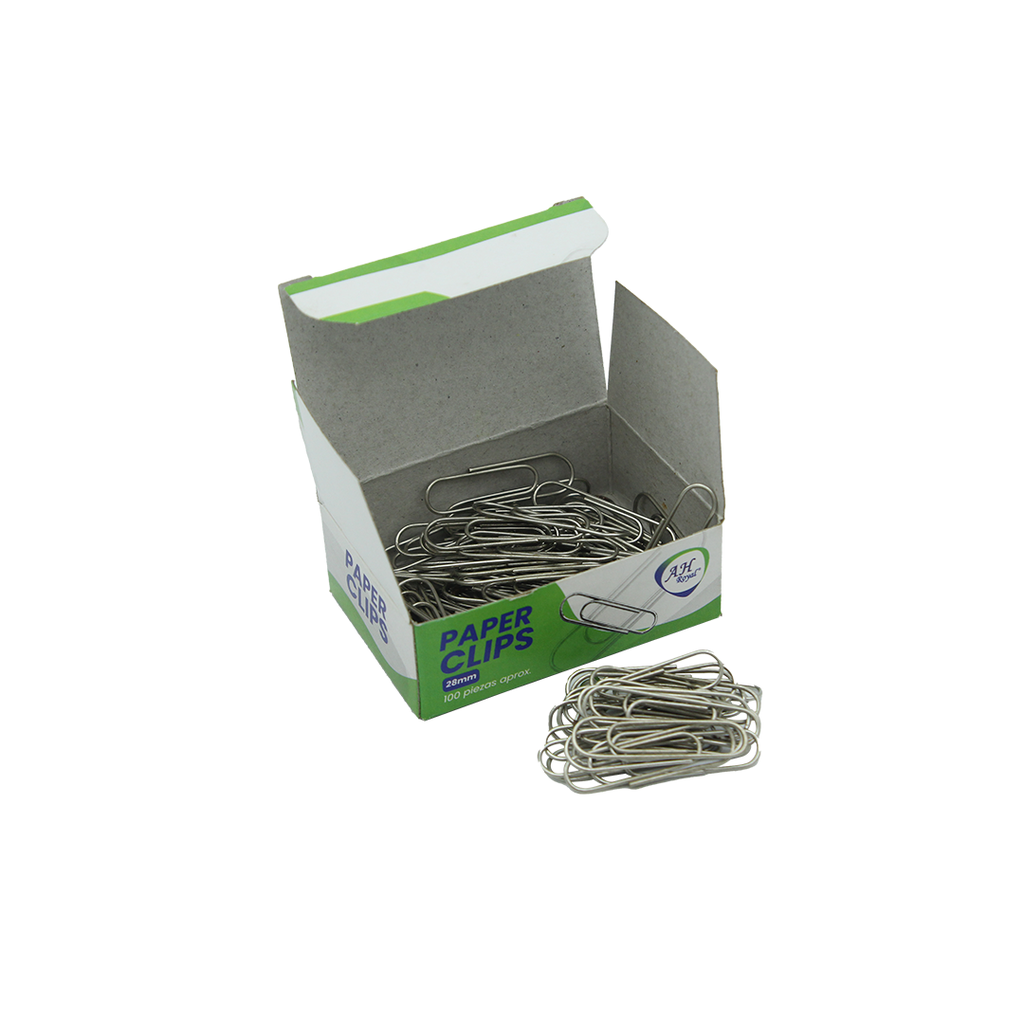 CLIP METALICO AH ROYAL 28mm DISPLEY X 10 UND [PAC90439-2364]