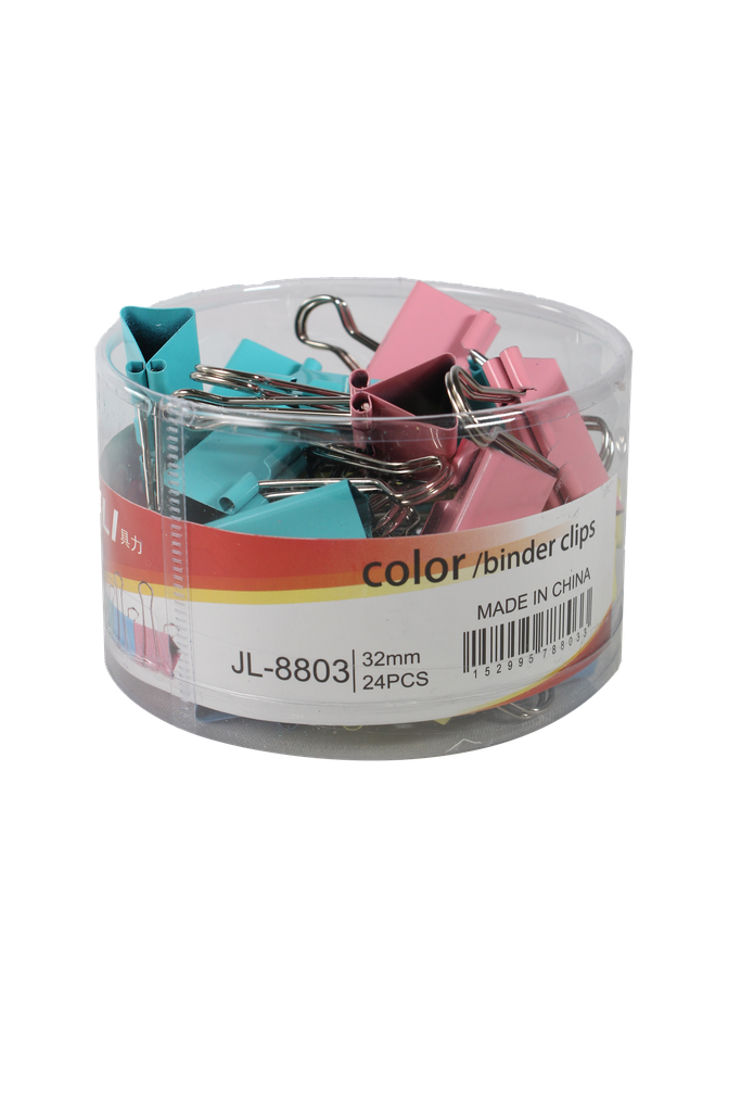GANCHO LOTERO COLORES PASTEL DISPLEY X 24 UND 32MM [PAC3263-9817]